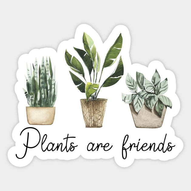 plants are friends Sticker by zeevana